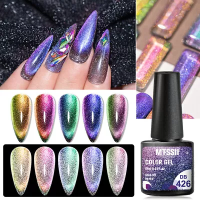 £1.79 • Buy MTSSII Reflective Cat Eye Magnetic Gel Nail Polish Soak Off UV/LED Varnish Decor