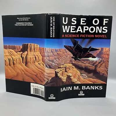 Iain M Banks Use Of Weapons First Edition Hardcover Book • £99