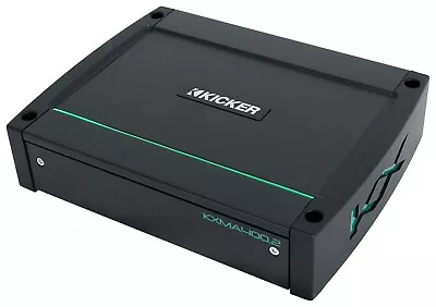 KICKER 48KXMA4002 400 Watt 2-Channel Marine Boat Amplifier Class D Amp KXMA400.2 • $303.99