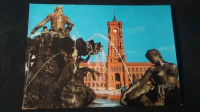 £0.87 • Buy Beautiful Older Post Office Berlin East GDR Neptune Fountain Red Town Hall Alex Ung. 1978 Bo403