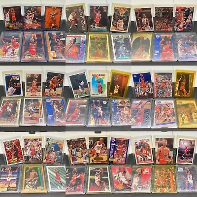 MICHAEL JORDAN Collection Lot Of 66 Cards - Air Jordan NBA Chicago Bulls GOAT • $199