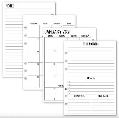 2024 FITS Montblanc Meisterstück Organizer+Insert Paper: Refill Calendar • $31.91