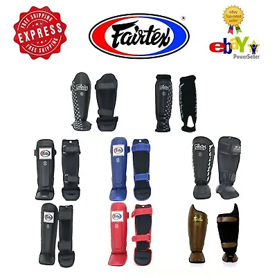 Fairtex Muay Thai Kick Boxing Shin Guard Protector Protection S M L XL • $88.95