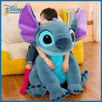 Giant 80cm Disney Lilo & Stitch Plush Stuffed Doll Kids Toys Cartoon Pillow 8075 • $21.99