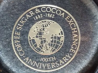 Coffee Sugar & Cocoa Exchange - Wall Street New York Crystal Paperweight • $129