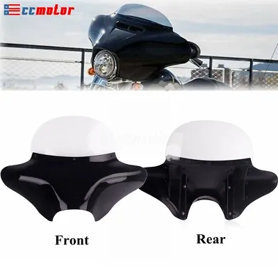 Detachable Batwing Fairing Windshield For Harley Touring Road King FLHR FLHRC • $310.46