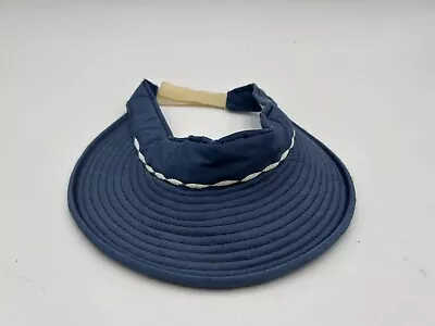 VINTAGE Walkers Visor Adjustable One Size Blue Beach Visor CA • $12.99