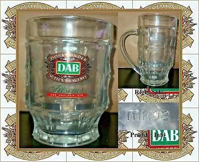 1 DAB Dortmunder Actien-Brauerei .5L German Heavy Clear Glass Beer Mug Stein • $20