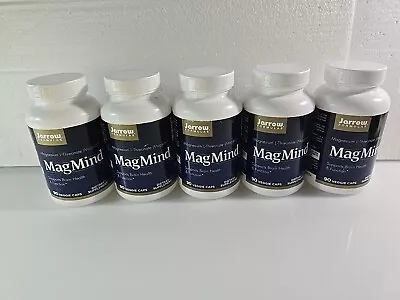 5 Pack - Jarrow MagMind Cognition & Brain Health - 90 Caps Each - BB 04/2024 • $34.99