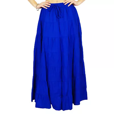 Phagun Skirt Long Maxi Skirt Beach Wear Cotton Summer Wear Clothing--WdT • $43.99