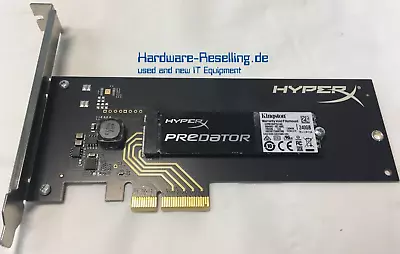 Kingston Hyperx Predator 240GB SSD WITH 2 2280 Pcie Nvme Adapter SHPM2280P2H • £97