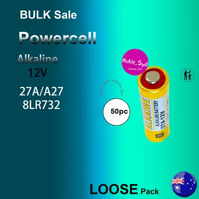 50 X A27 12V 27A Battery Batteries Garage Car Remote Alarm LOOSE BULK • $21