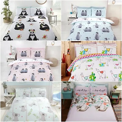 Animal Print Duvet Covers Fun Funky Easy Care Quilt Cover Bedding Sets • £21.99