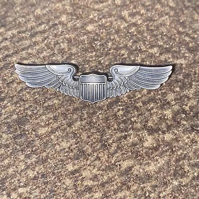 Original WW2 Pilot Wing Sterling Silver US Army Air Forces AAF 1.5” • $225