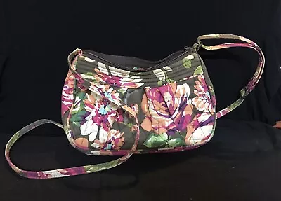 Vera Bradley Cassidy Hand Bag ~ Retired English Rose Pattern Winter 2012 • $20