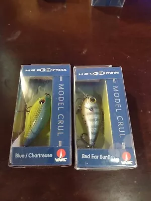 MODEL CRUL Fishing Bait Lure Blue/Chartreuse Or Red Ear Sunfish NEW H2O Xpress • $6.99