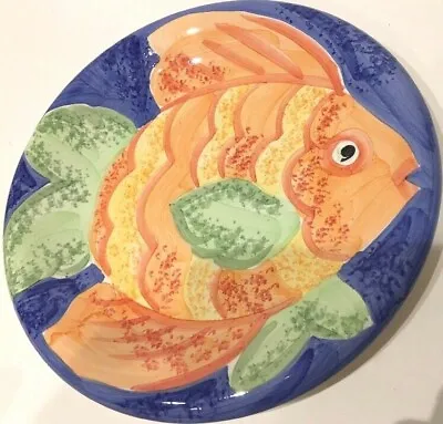 Bella Ceramica Gone Fishing - Magnolia-Hand-Painted Dinnerware Collection • $12