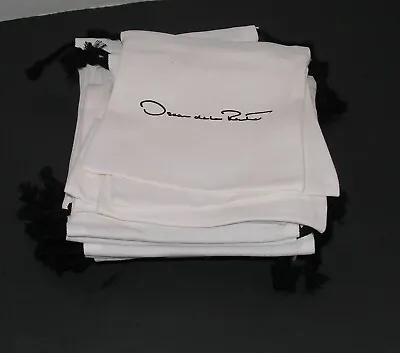 Lot Of 12 Oscar  De La Renta  Medium Jewelry Pouch Drawstring Dust Bag 6 X5” • $14.99