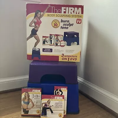 The Firm Stepper Body Sculpting With Steps & 3 In 1 DVD • $129.95