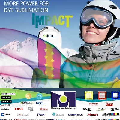 £19.33 • Buy Sihl SubliColor IMPACT Dye Sub Paper 8.5”x11” For Ricoh/Virtuoso 100 Sheets Pack