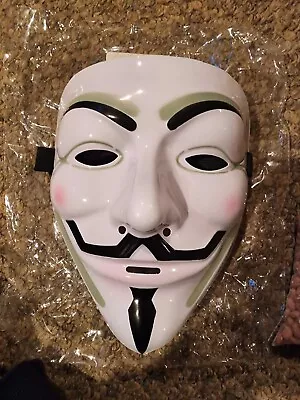 NEW!!!  Guy Fawkes Halloween Mask V For Vendetta Mask Anonymous Hacker Mask • $12