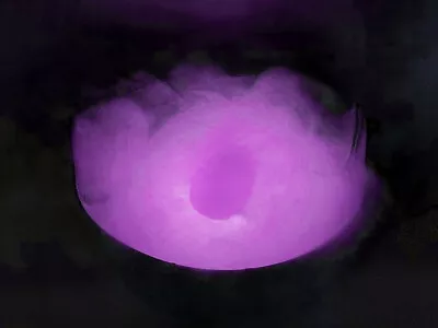 9  Witch's Cauldron W/ Spooky Mystic Purple Fogger Halloween - Chain Handle • $49.95