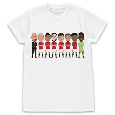 Utd Mens Vector Heroes T-Shirt S-XXXL Unofficial Manchester Ten Hag 2023-2024 • £11.99