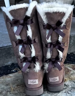 Womens BAILEY BOW TALL II Ugg Boots Size 9 • $145
