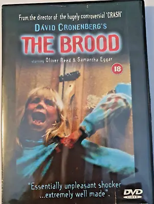 The Brood (1979) - Oliver Reed Samantha Eggar. Cert 18 Region 2 DVD 1999 • £5.25