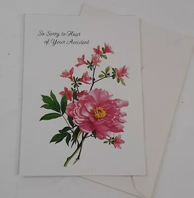 Unused Marian Heath Vintage Greeting Card & Envelope~ Sorry About Your Accident  • $1.99
