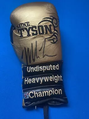 Boxing Glove Mike Tyson Signed Signature • $139