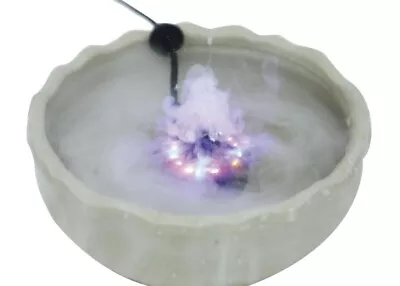 4  Spooky Bowl Mist Maker W/ Multicolor LED Light Haunted House Animated Decor • $35.14