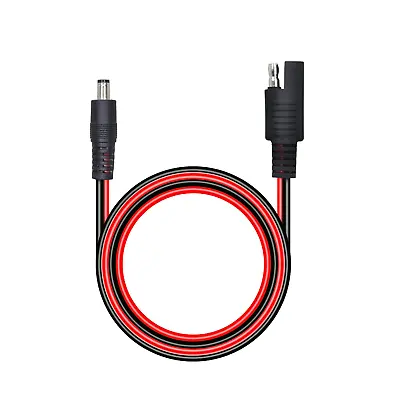 CERRXIAN 60Cm 14AWG DC 5.5Mm X 2.1Mm Male To SAE 2 Pin Quick Disconnect Wire Har • $13.26