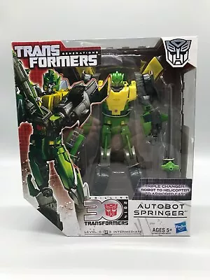 Transformers Autobot Springer Action Figure Generations Thrilling 30 Hasbro 2014 • $30