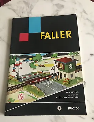 Faller Model Railway Catalogue And Price List 1962/63 - Perfect Condition • £9.99