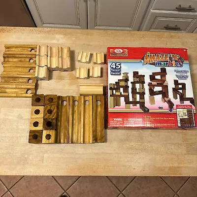 Amaze-n-Marbles Wood Maze Kit - INCOMPLETE • $10