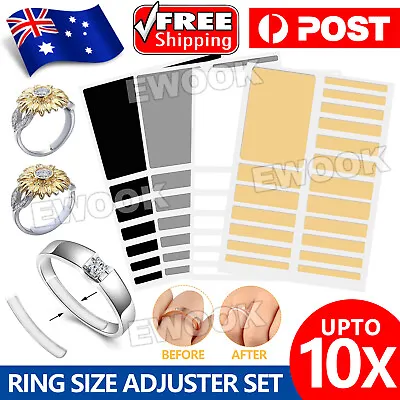 Tighteners Invisible Ring Size Adjuster Set Reducer Pad Resizing Jewelry Tool A+ • $3.65