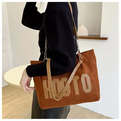 Letter Printing Tote Big Bag Vintage Handbag Gift Shoulder Bag • $20.59