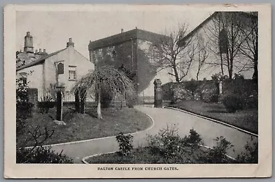 Dalton Castle From Church Gates Dalton-in-Furness Cumbria Postcard Posted 1905 • £5