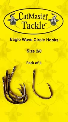 Eagle Wave (Maruto) Circle Hooks Size 2/0 • $6.03