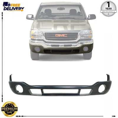 Front Bumper Cover Primed For 2003-2006 GMC Sierra 1500 2500 GM1000684 12335963 • $125.99