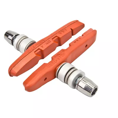 Salmon Kool-stop Thinline Threaded All Weather V Brake Pads Mountain Mtb Bicycle • $14.25