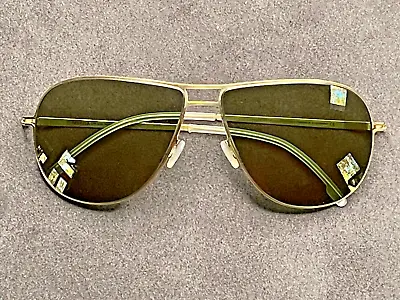 MYKITA Aviator Sunglasses Malin Gold Frame / Green Lenses  G15 55 12 Brad Pitt • $178