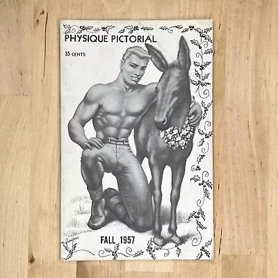 PHYSIQUE PICTORIAL Vol 7 No 3 — Fall 1957 — Vintage Male Magazine UNCIRCULATED • $19.95