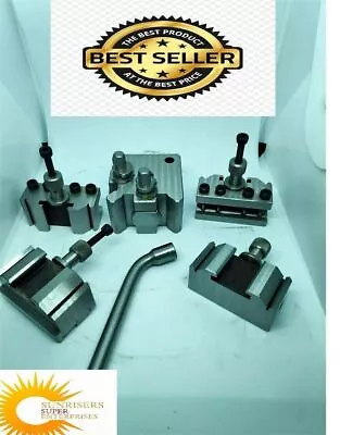 T37 Quick-Change Toolpost Myford ML7 5 Pieces Set With  Premium Superb Qualityhg • £119.20