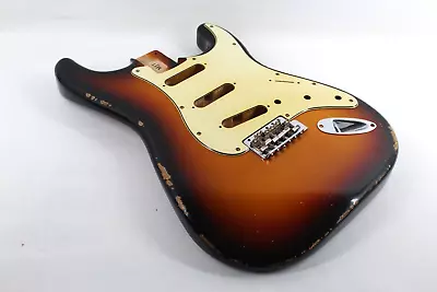 MJT Official Custom Vintage Aged Nitro Guitar Body Mark Jenny VTS 3-Tone Burst • $250