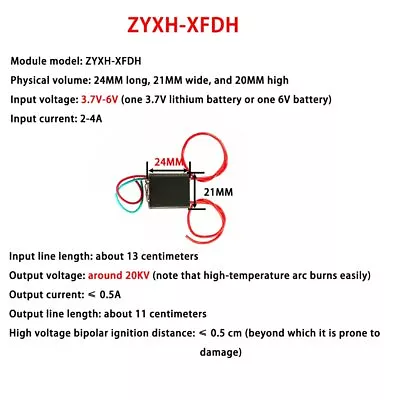 7KV 20KV 50KV 400KV 3V-6V High Voltage Pulse Arc Generator Inverter Boost Module • $5.15