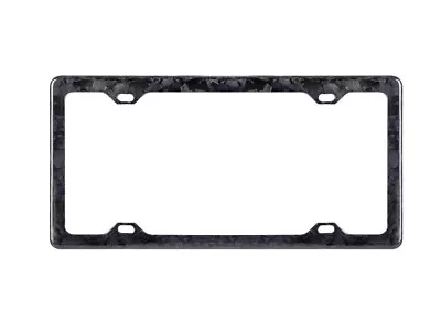 Car License Plate Frame Cover Hood Rear Black Forged Carbon Fiber For Saab Smart • $149.99