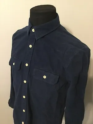 Abercrombie & Fitch Flannel Shirt Mens M Slim Blue Chamois Button Up Soft NWOT • $29.99