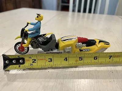 Answer￼ #85 2008 Jakks Pacific MXS Dirt Bike W/ Motorized Hand Launcher~tested • $29.75